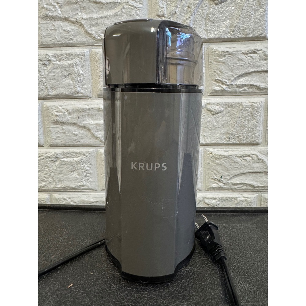 Krups GX332 Electric Coffee and Spice Blade Grinder Grey 175W Stainless Steel
